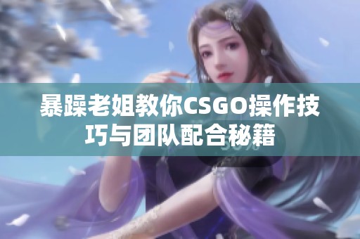 暴躁老姐教你CSGO操作技巧与团队配合秘籍