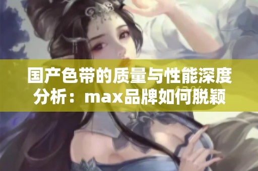 国产色带的质量与性能深度分析：max品牌如何脱颖而出