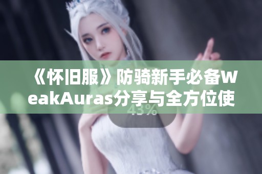 《怀旧服》防骑新手必备WeakAuras分享与全方位使用指南