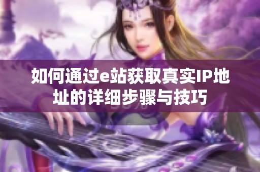 如何通过e站获取真实IP地址的详细步骤与技巧