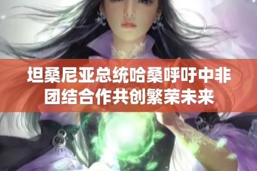 坦桑尼亚总统哈桑呼吁中非团结合作共创繁荣未来