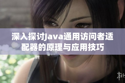 深入探讨Java通用访问者适配器的原理与应用技巧