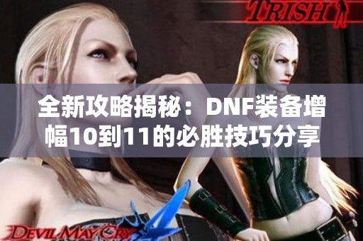 全新攻略揭秘：DNF装备增幅10到11的必胜技巧分享