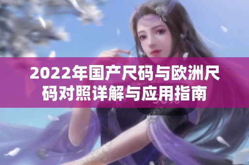 2022年国产尺码与欧洲尺码对照详解与应用指南