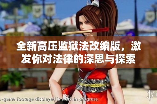 全新高压监狱法改编版，激发你对法律的深思与探索