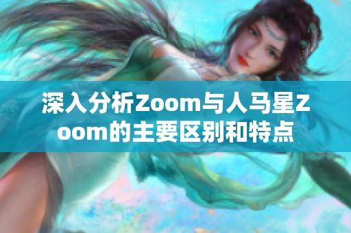 深入分析Zoom与人马星Zoom的主要区别和特点