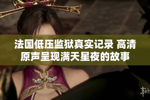 法国低压监狱真实记录 高清原声呈现满天星夜的故事