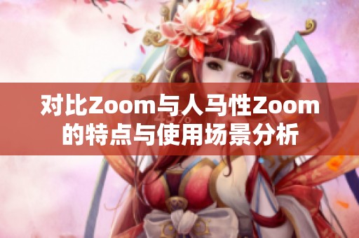 对比Zoom与人马性Zoom的特点与使用场景分析