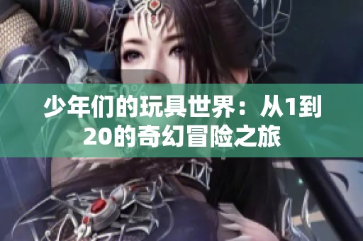 少年们的玩具世界：从1到20的奇幻冒险之旅