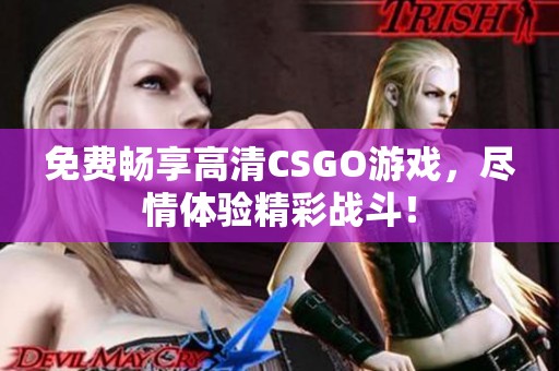 免费畅享高清CSGO游戏，尽情体验精彩战斗！