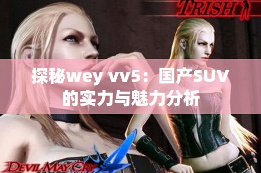 探秘wey vv5：国产SUV的实力与魅力分析