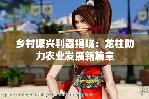 乡村振兴利器揭晓：龙柱助力农业发展新篇章