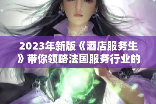 2023年新版《酒店服务生》带你领略法国服务行业的新风貌