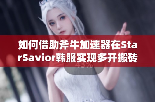 如何借助斧牛加速器在StarSavior韩服实现多开搬砖效率提升