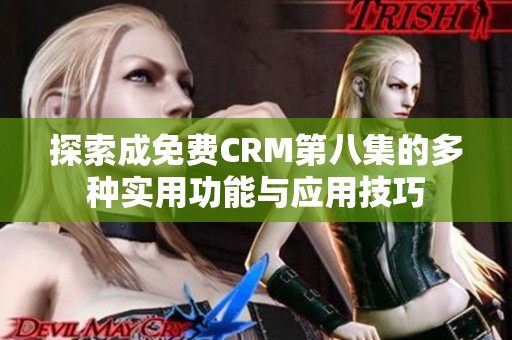 探索成免费CRM第八集的多种实用功能与应用技巧