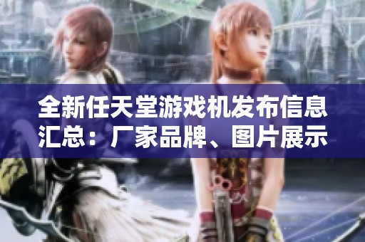 全新任天堂游戏机发布信息汇总：厂家品牌、图片展示与热贴讨论一网打尽