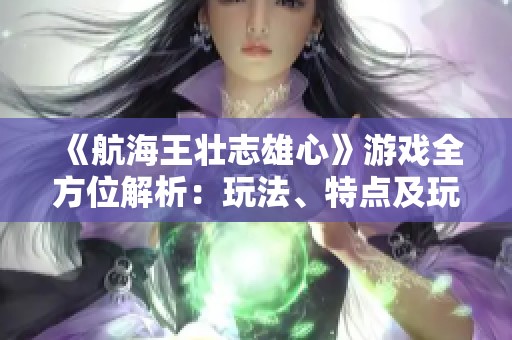 《航海王壮志雄心》游戏全方位解析：玩法、特点及玩家体验细节分享