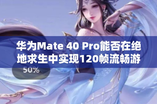 华为Mate 40 Pro能否在绝地求生中实现120帧流畅游戏体验的解析