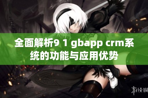 全面解析9 1 gbapp crm系统的功能与应用优势