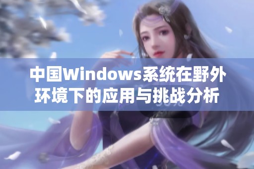 中国Windows系统在野外环境下的应用与挑战分析