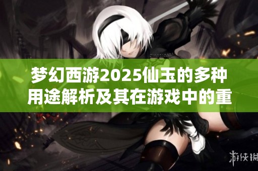 梦幻西游2025仙玉的多种用途解析及其在游戏中的重要作用介绍