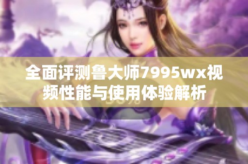 全面评测鲁大师7995wx视频性能与使用体验解析