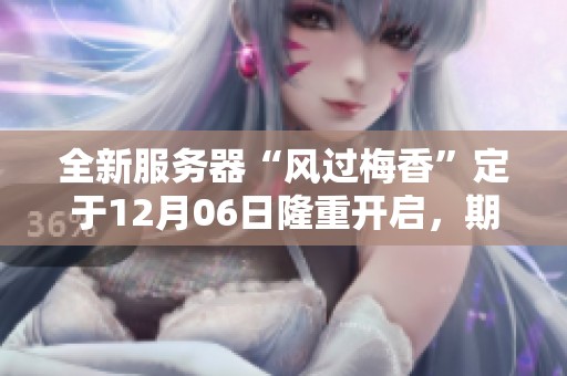 全新服务器“风过梅香”定于12月06日隆重开启，期待你的加入！