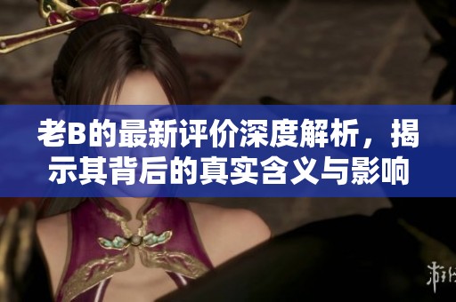 老B的最新评价深度解析，揭示其背后的真实含义与影响力