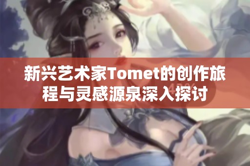 新兴艺术家Tomet的创作旅程与灵感源泉深入探讨