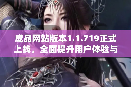 成品网站版本1.1.719正式上线，全面提升用户体验与功能优化新变化