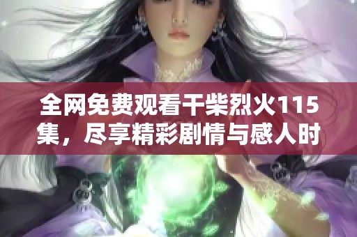 全网免费观看干柴烈火115集，尽享精彩剧情与感人时刻