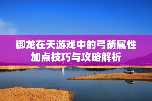 御龙在天游戏中的弓箭属性加点技巧与攻略解析