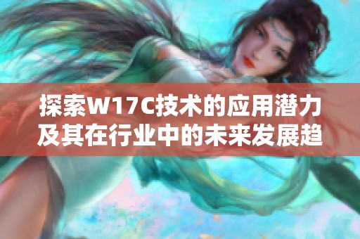 探索W17C技术的应用潜力及其在行业中的未来发展趋势分析