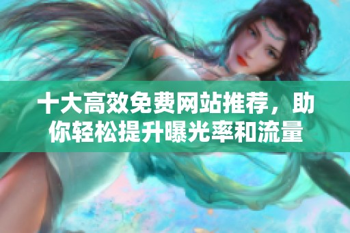 十大高效免费网站推荐，助你轻松提升曝光率和流量