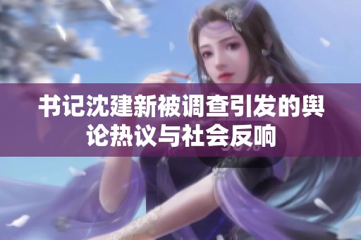 书记沈建新被调查引发的舆论热议与社会反响