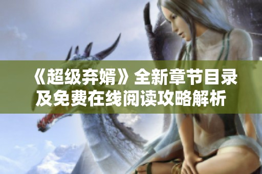 《超级弃婿》全新章节目录及免费在线阅读攻略解析