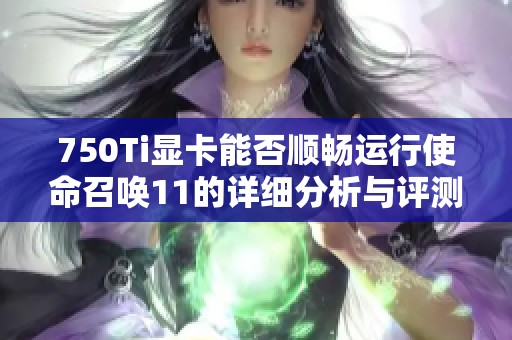 750Ti显卡能否顺畅运行使命召唤11的详细分析与评测