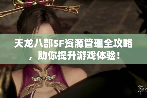 天龙八部SF资源管理全攻略，助你提升游戏体验！