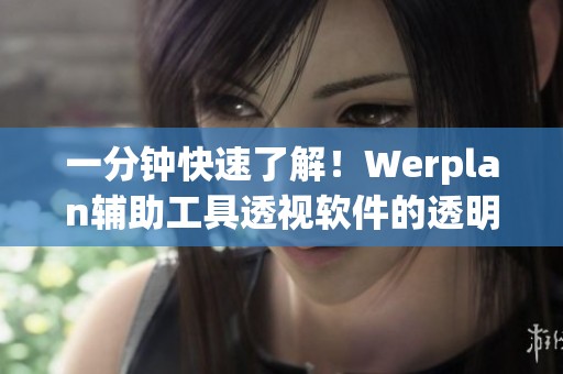 一分钟快速了解！Werplan辅助工具透视软件的透明挂插件解析