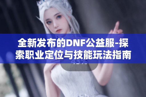 全新发布的DNF公益服-探索职业定位与技能玩法指南