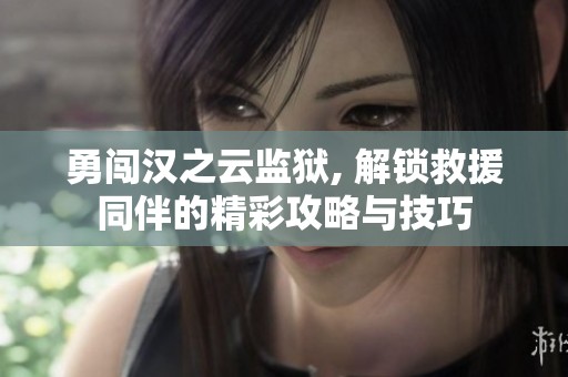 勇闯汉之云监狱, 解锁救援同伴的精彩攻略与技巧