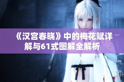 《汉宫春晓》中的梅花赋详解与61式图解全解析