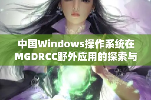 中国Windows操作系统在MGDRCC野外应用的探索与实践