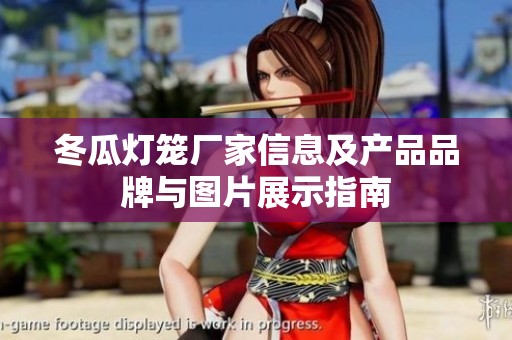 冬瓜灯笼厂家信息及产品品牌与图片展示指南