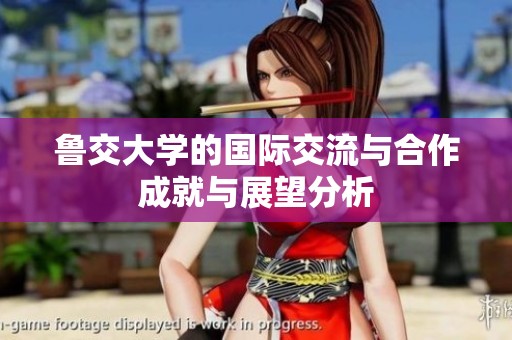 鲁交大学的国际交流与合作成就与展望分析
