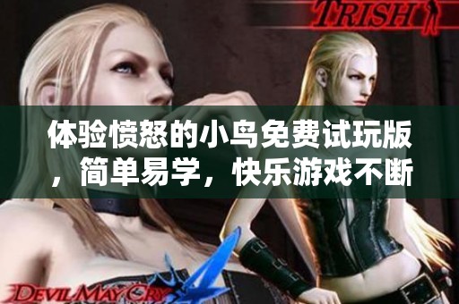 体验愤怒的小鸟免费试玩版，简单易学，快乐游戏不断！