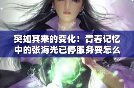突如其来的变化！青春记忆中的张海光已停服务要怎么应对