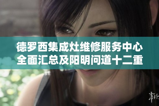 德罗西集成灶维修服务中心全面汇总及阳明问道十二重的深度解析