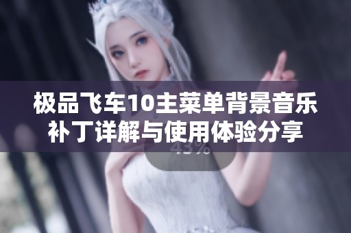 极品飞车10主菜单背景音乐补丁详解与使用体验分享